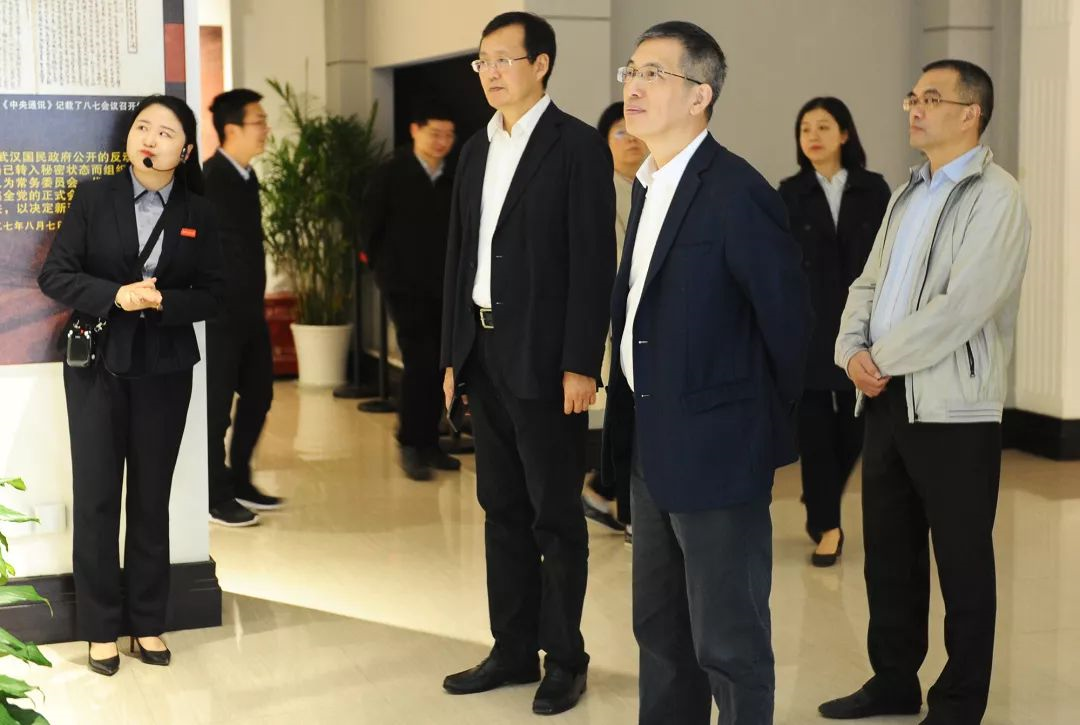 中宣部宣教局副局长孔德龙一行到我馆调研